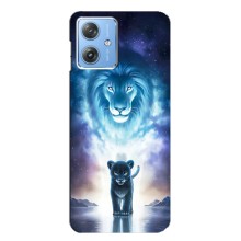 Чохол з картинкою ЛЕВ для Motorola MOTO G54 / G54 Power (VPrint) (Маленький лев)