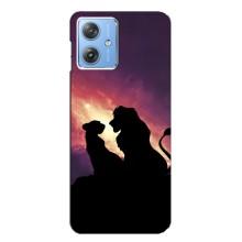 Чехол Король лев на Мото Джи 54 – Симба и Налу