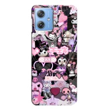 Чехол с кроликом Куроми на Motorola MOTO G54 / G54 Power (Коллаж Куроми)