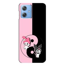 Чехол с кроликом Куроми на Motorola MOTO G54 / G54 Power (Куроми Инь Янь)