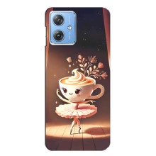 Чехол с мемом Тралалело тралала на Motorola MOTO G54 / G54 Power (Балерина капучина)