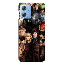 Чохол як приборкати дракона на Motorola MOTO G54 / G54 Power (Персонажі дракона)