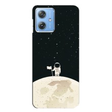 Космические Чехлы для Мото Джи 54 (VPrint) (На луне)