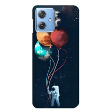 Космические Чехлы для Мото Джи 54 (VPrint) (Планеты шарики)