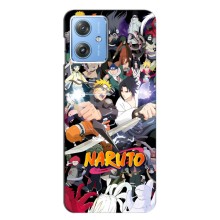 Купить Чехлы на телефон с принтом Anime для Моторола Мото Джи 54 (Наруто постер)
