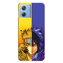 Купить Чехлы на телефон с принтом Anime для Моторола Мото Джи 54 (Naruto Vs Sasuke)