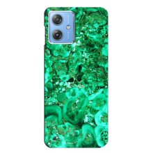 Мраморный чехол на Motorola MOTO G54 / G54 Power (VPrint) (Салатный Мрамор)