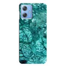 Мраморный чехол на Motorola MOTO G54 / G54 Power (VPrint) (Зеленый мрамор)