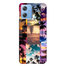 Силіконовий чохол з КАРТИНКАМИ літо для Motorola MOTO G54 / G54 Power (AlphaPrint) (Літня відпустка)