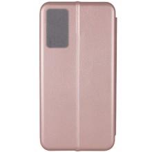 Кожаный чехол-книжка Classy для Motorola Moto G55 5G – Rose Gold