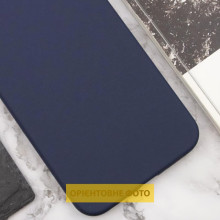 Чехол Silicone Cover Lakshmi Full Camera (AAA) для Motorola Moto G55 5G – Темно-синий