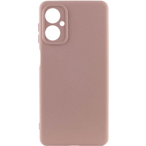 Чехол Silicone Cover Ummi Lakshmi Full Camera (AA) для Motorola Moto G55 5G – Розовый
