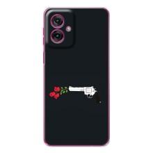 Чехлы (ART) Цветы на Motorola Moto G55 (VPrint) (Неочікувані квіти)