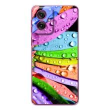 Чехлы (ART) Цветы на Motorola Moto G55 (VPrint) (Семиквітка)