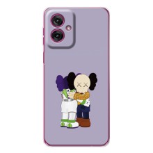 Чохли для Motorola Moto G55 - Bearbrick Louis Vuitton (PREMIUMPrint) (Дружба Беарбрік)