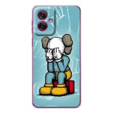 Чохли для Motorola Moto G55 - Bearbrick Louis Vuitton (PREMIUMPrint) (Плач Bearbrick)