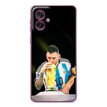 Чохли для Motorola Moto G55 (Leo чемпіон) (AlphaPrint) (Кубок Мессі)