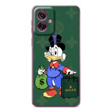 Чехли для Motorola Moto G55 - Скрудж МакДак Louis Vuitton (PREMIUMPrint) (Богата Утка)