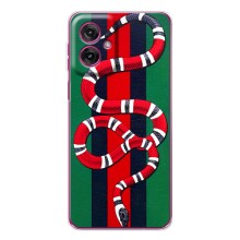 Чохли  GUCCI для Мото G55 (AlphaPrint) (Gucci змія)