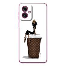 Чохли Луі Вітон для Motorola Moto G55 (AlphaPrint - LOUIS VUITTON) (кава LOUIS VUITTON)