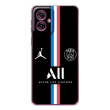 Чохли PSG для Motorola Moto G55 (AlphaPrint) (футболка ПСЖ)