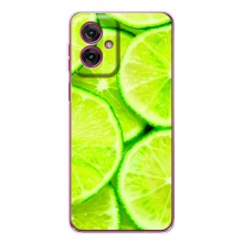 Чохли з фруктами для Motorola Moto G55 (VPrint) (Лайм)