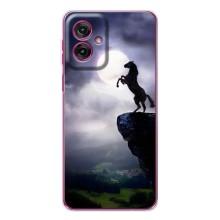 Чохли з зображенням різних тварин на Motorola Moto G55 (Кінь)