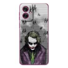Чехлы с картинкой Джокера на Motorola Moto G55 (Joker клоун)