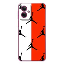 Чохли для Motorola Moto G55 - з картинкою JORDAN (AlphaPrint) (Лого Джордан)