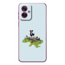 Чохли з картинкою собаки Патрон для Motorola Moto G55 (AlphaPrint) (Сапер Пес)