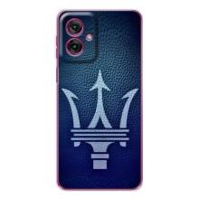 Чохли з тематикою "Круті машини" на Motorola Moto G55 (Лого Maserati)