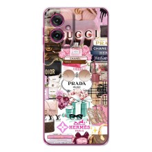 Чехол (Dior, Prada, YSL, Chanel) для Motorola Moto G55 (Бренды)