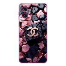 Чехол (Dior, Prada, YSL, Chanel) для Motorola Moto G55 (Шанель)