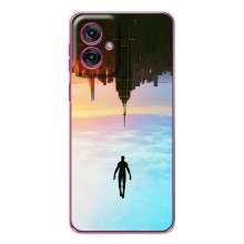 Чохол з людиною павуком для Motorola Moto G55 - (AlphaPrint) (Людина павук)