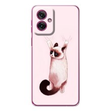 Чохол на Мото G55 з Котиками (VPrint) (Котик падає)