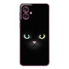 Чохол на тематику: Коти для Motorola Moto G55 – Чорний Котик