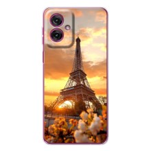 Чохол Ейфелева Вежа Motorola Moto G55 - (AlphaPrint) (Сонячня вежа)