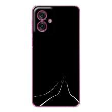 Чехол с картинками на черном фоне для Motorola Moto G55 – Дорога