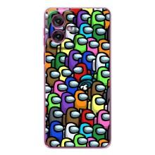 Чохли Амонг Ас для Motorola Moto G55 (AlphaPrint) (Убитий)