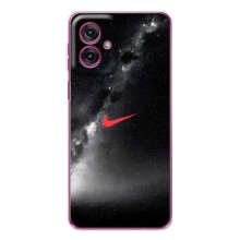 Чохол для Motorola Moto G55 - з принтом Найк (AlphaPrint) (Найк червоний)