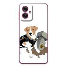 Чехол с принтом Собаки Патрон для Motorola Moto G55 (Пёс Патрон с ракетой)