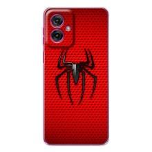 Чехол Супергерой Человека Паука на Motorola Moto G55 – Паук марвел