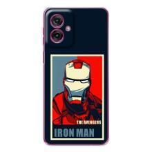 Чохол Супергерой Залізна Людина на Motorola Moto G55 – Art Iron man