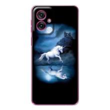 Чехол Unicorn на Motorola Moto G55 – Единорог
