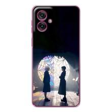 Чохли Венсдей на Motorola Moto G55 Уенсдей (AlphaPrint) (Венздей та Інід)