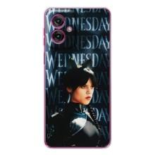 Чохли Венсдей на Motorola Moto G55 Уенсдей (AlphaPrint) (Венздей кішка)