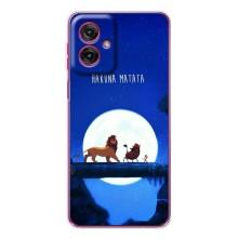 Чехол Король лев на Мото G55 (Хакуна Матата)