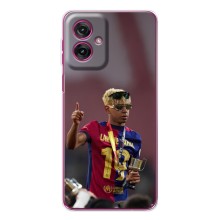 Чехол с футболистом Ламин Ямаль Motorola Moto G55
