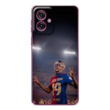 Чехол с футболистом Ламин Ямаль Motorola Moto G55 (Ямаль на стадионе)