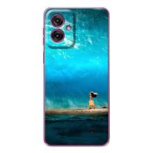 Чехол с мультфильмом Моана Motorola Moto G55 (Моана)
